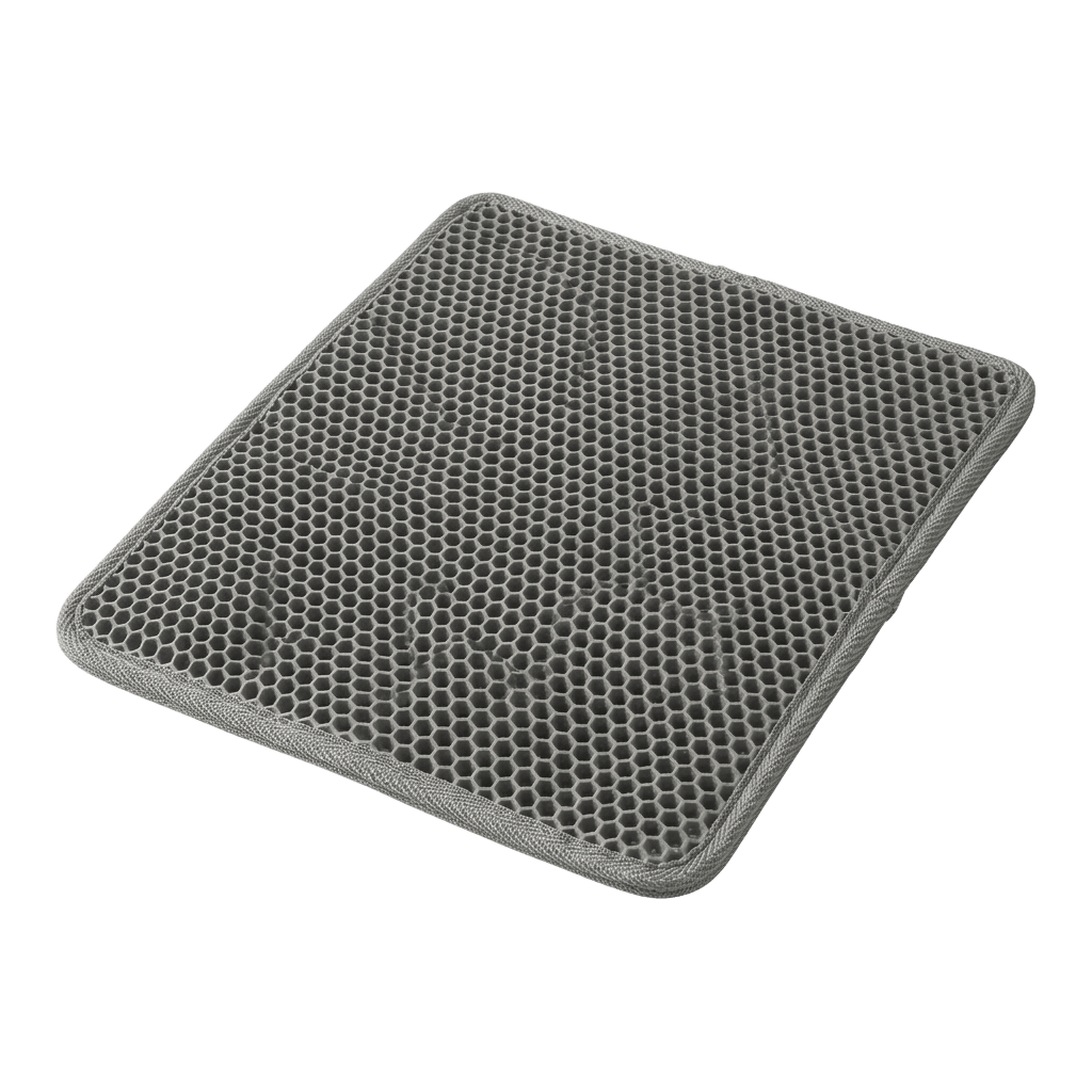 Tapis double couche et imperméable de litière pour chat