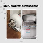 KORU ONE - Litière Automatique pour Chat - Pack Tapis + Sacs Inclus